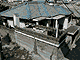 Kimchi pots on a flat rooftop. Kimchi pots on a flat rooftop.